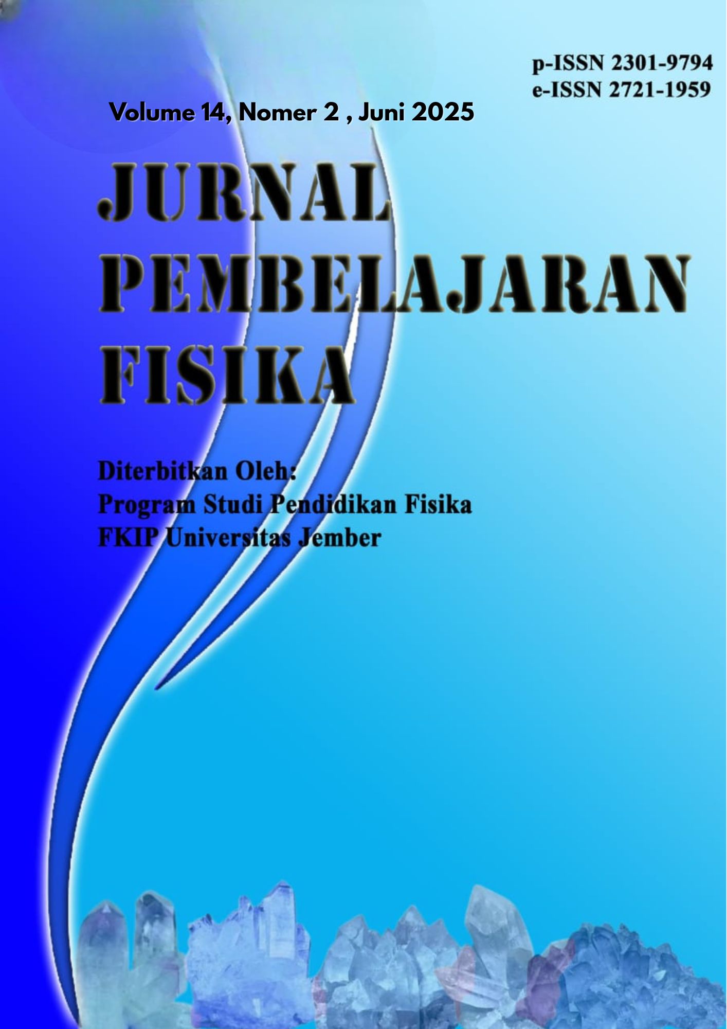 					View Vol. 14 No. 2 (2025): Jurnal Pembelajaran Fisika (JPF) Universitas Jember
				